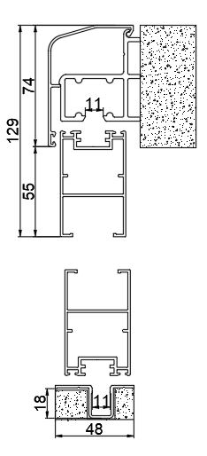 Slide Soglia sovrapposta e binario singolo